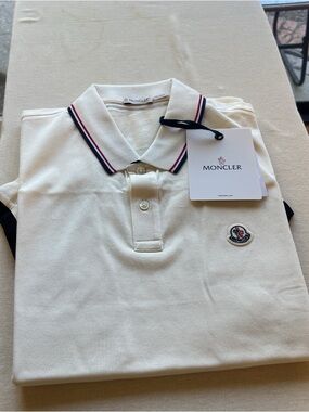 Moncler Logo Patch Cotton Polo
